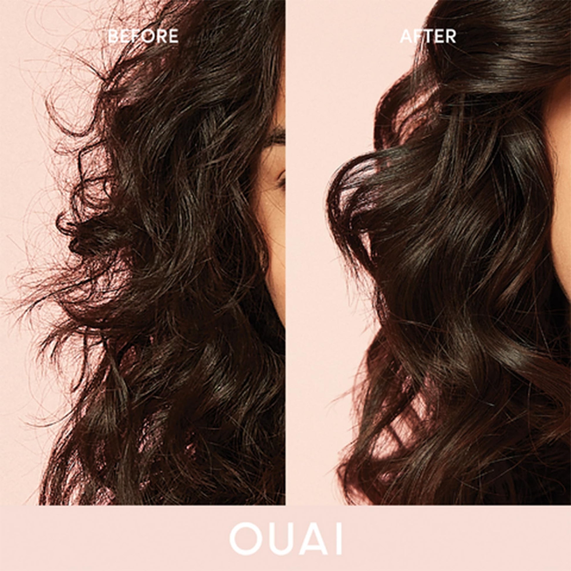 OUAI Anti Frizz Cream - Moisturizing Hair Cream with Frizz Control & Heat Protection - Provides Lasting Hydration with Jackfruit & Beetroot Extract - Paraben, Phthalate & Sulfate Free (6 oz) - Maple Wellness Supplements