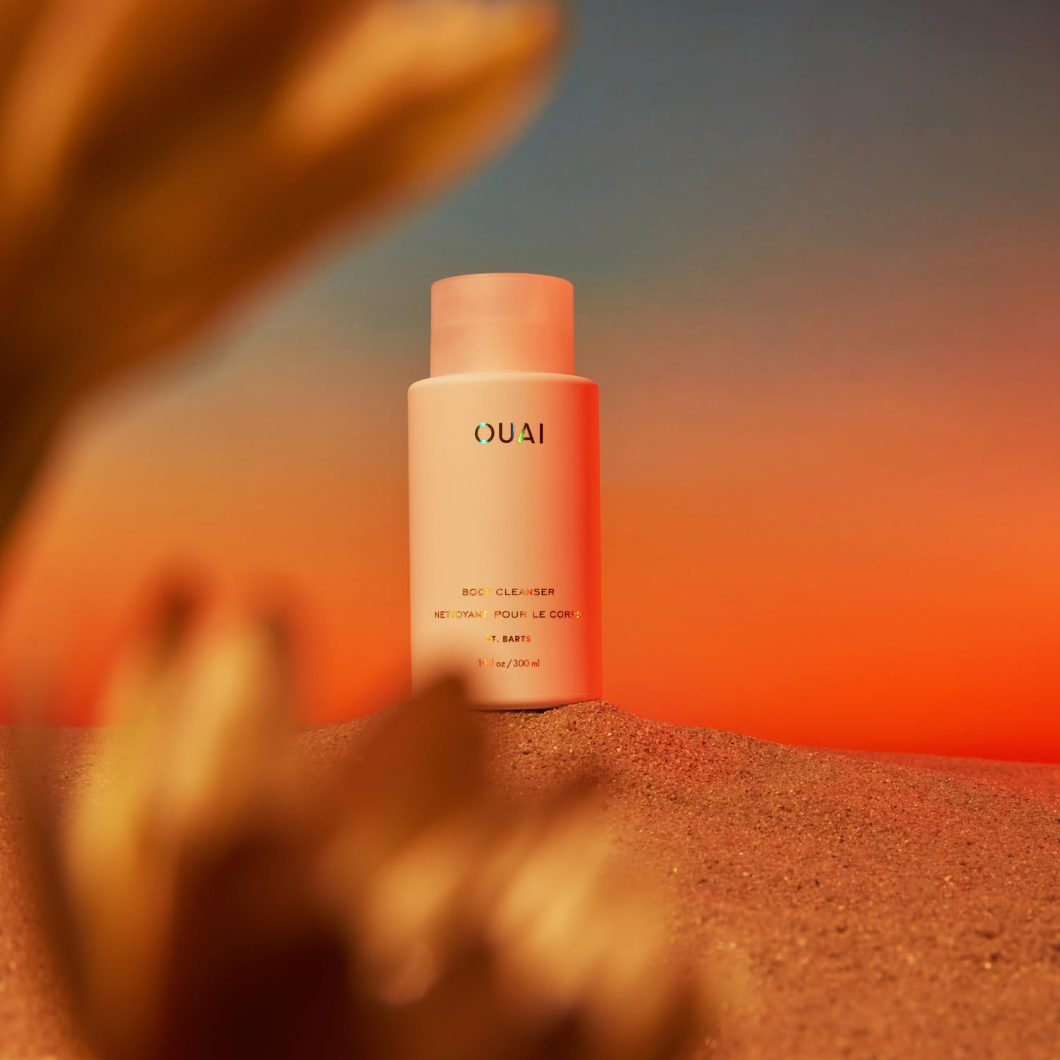 OUAI Body Cleanser, St. Barts - Foaming Body Wash with Jojoba Oil and Rosehip Oil to Hydrate, Nurture, Balance and Soften Skin - Paraben - Maple Wellness Supplements