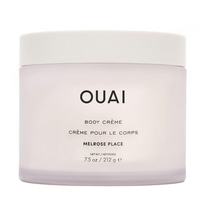 OUAI Body Cream, Melrose Place - Hydrating Whipped Body Cream with Cupuaçu Butter, Coconut Oil and Squalane - Softens Skin and Delivers Healthy-Looking Glow - Sulfate Free Skin Care (7.5 Oz) - Maple Wellness Supplements