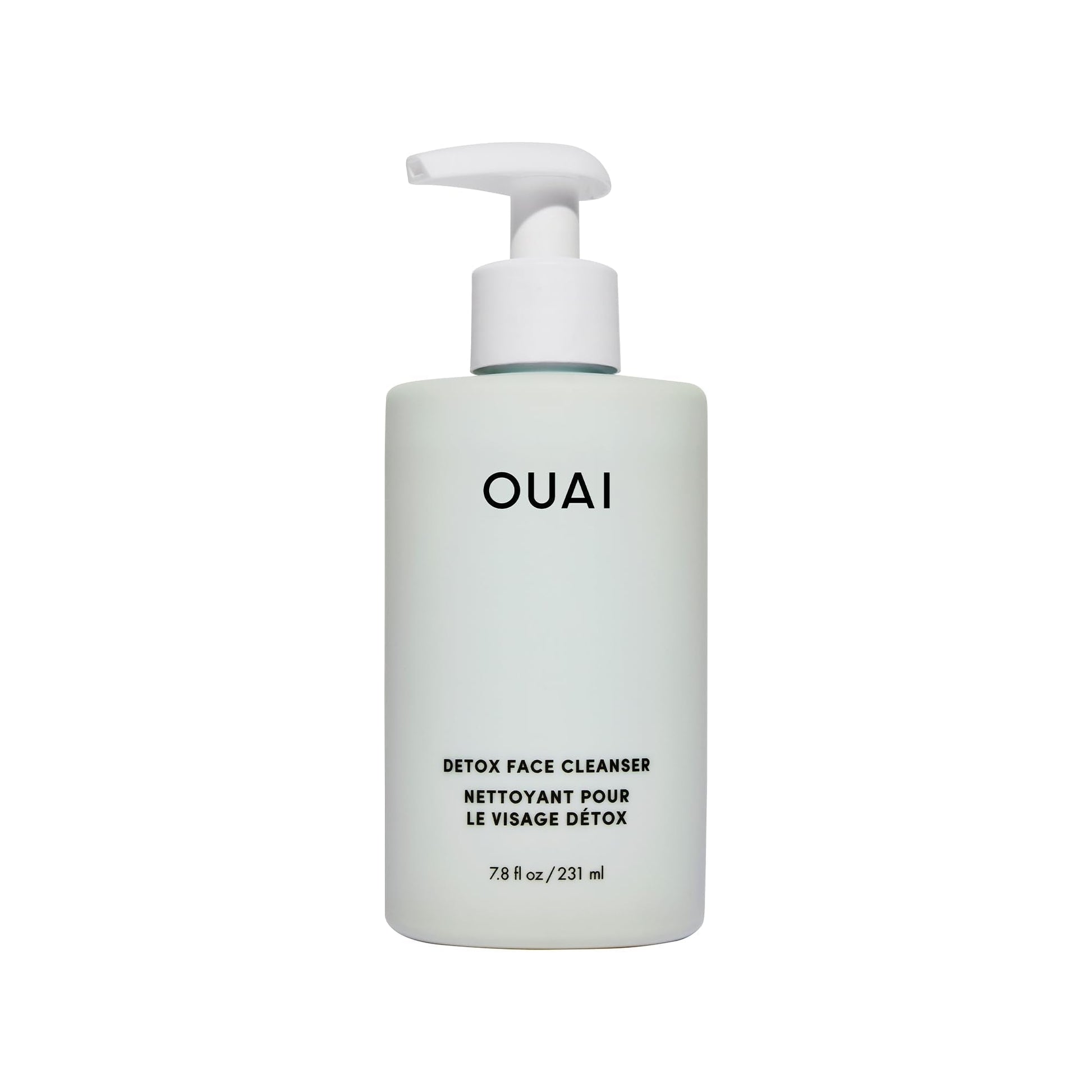 OUAI Detox Facial Cleanser - Deep Cleansing Face Wash with Glycolic Acid, Niacinamide & PHA - Removes Sweat, Dirt & Oil Without Drying - Gentle Face Cleanser for Post-Workout (7.8 Fl Oz) - Maple Wellness Supplements