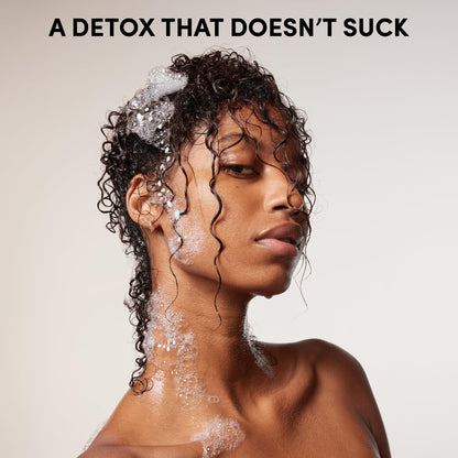 OUAI Detox Shampoo & Thick Hair Conditioner Bundle - Clarifying Shampoo for Build Up, Dirt, Oil, Product and Hard Water & Moisturizing Conditioner for Thick Hair (2 Count) - Maple Wellness Supplements