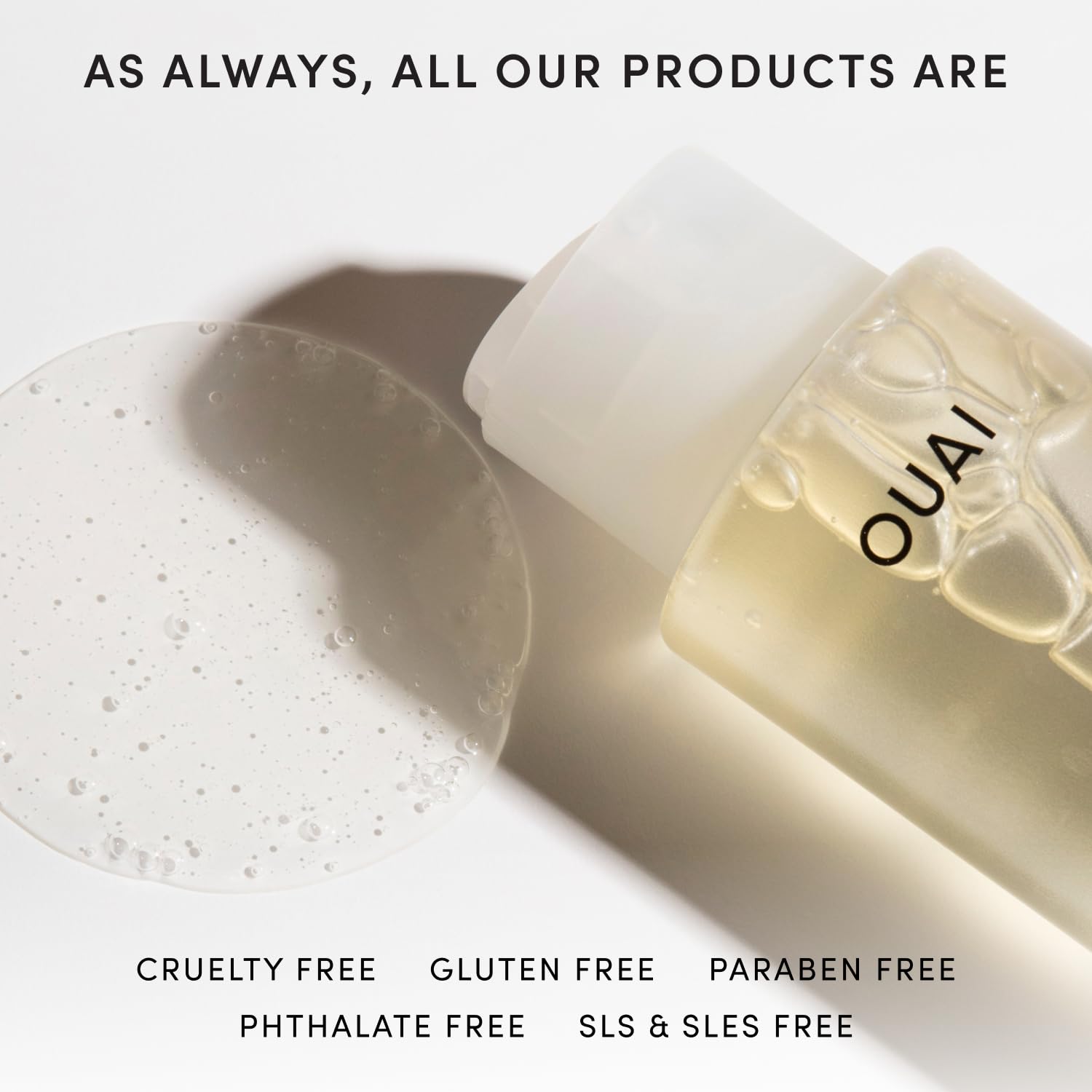 OUAI Fine Hair Shampoo Refill - Volumizing Shampoo for Fine Strands - Made with Biotin, Keratin & Chia Seed Oil - Strengthens, Nourishes & Thickens - Color-Safe & Sulfate Free Hair Care (32 Fl oz) - Maple Wellness Supplements