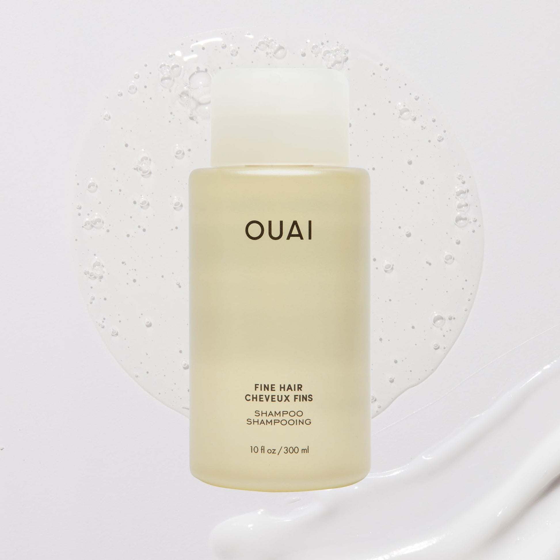 OUAI Fine Shampoo Travel Size - Volumizing Shampoo with Strengthening Keratin, Biotin & Chia Seed Oil for Fine Hair - For Clean, Weightless Body - Paraben, Phthalate & Sulfate Free Hair Care (3 Fl Oz) - Maple Wellness Supplements