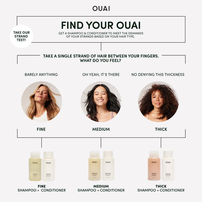 OUAI Fine to Medium Hair Treatment Masque - Hydrating Hair Mask to Help Repair Strands & Increase Shine - With Shea Butter, Keratin and Panthenol - Paraben, Phthalate & Sulfate Free (8 Fl Oz) - Maple Wellness Supplements