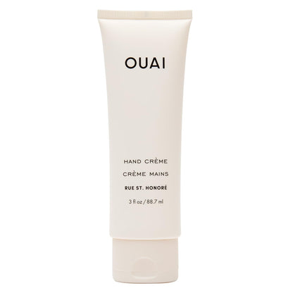 OUAI Hand Cream - Thick, Creamy Balm with Coconut Oil, Murumuru Butter and Shea Butter - Hydrating Moisturizer for Soft Hands - Use Daily to Deeply Nourish Skin (3 Oz) - Maple Wellness Supplements