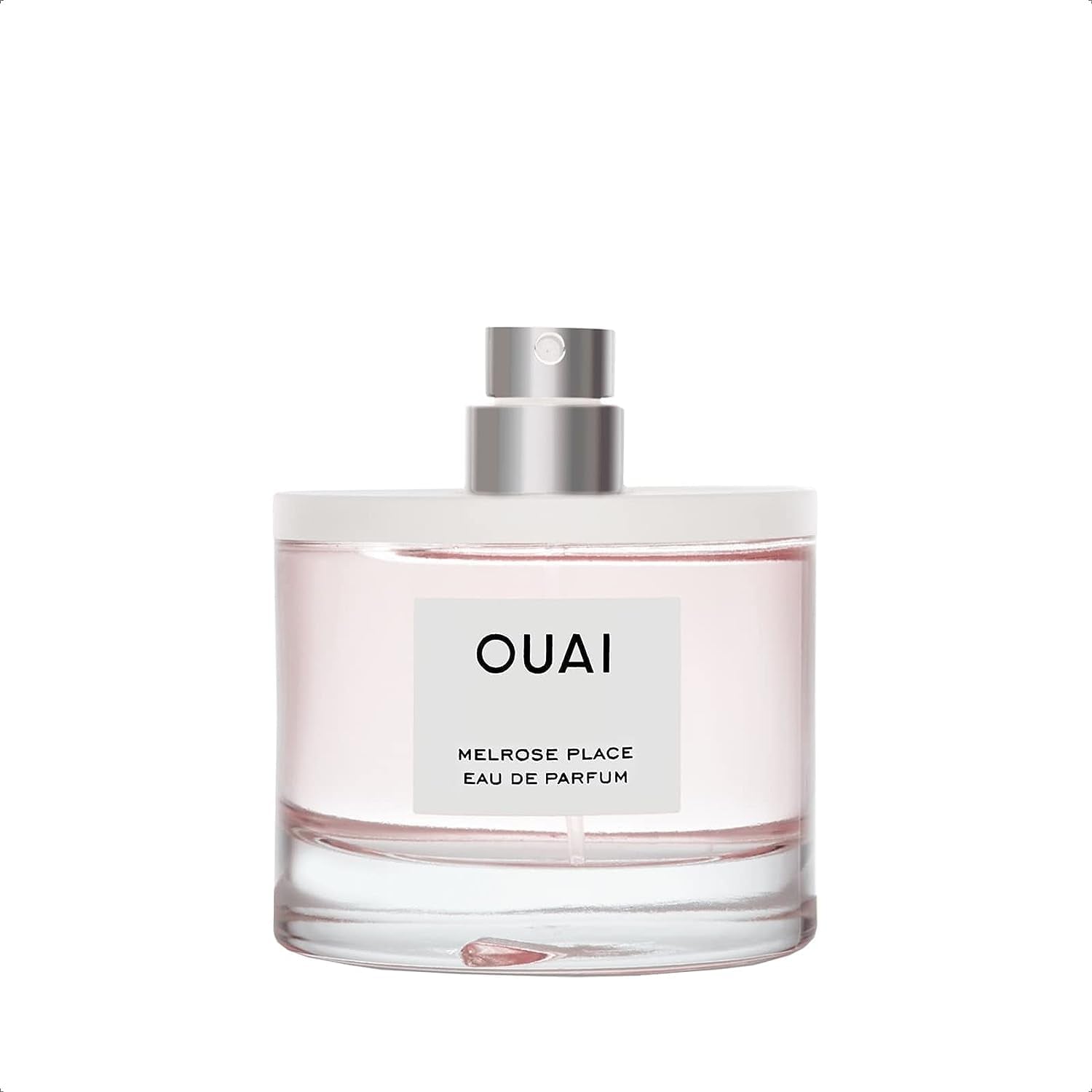 OUAI Melrose Place Eau de Parfum - Elegant Womens Perfume for Everyday Wear - Fresh Floral Scent has Notes of Champagne, Bergamot and Rose with Delicate Hints of Cedarwood and Lychee (1.7 Oz) - Maple Wellness Supplements