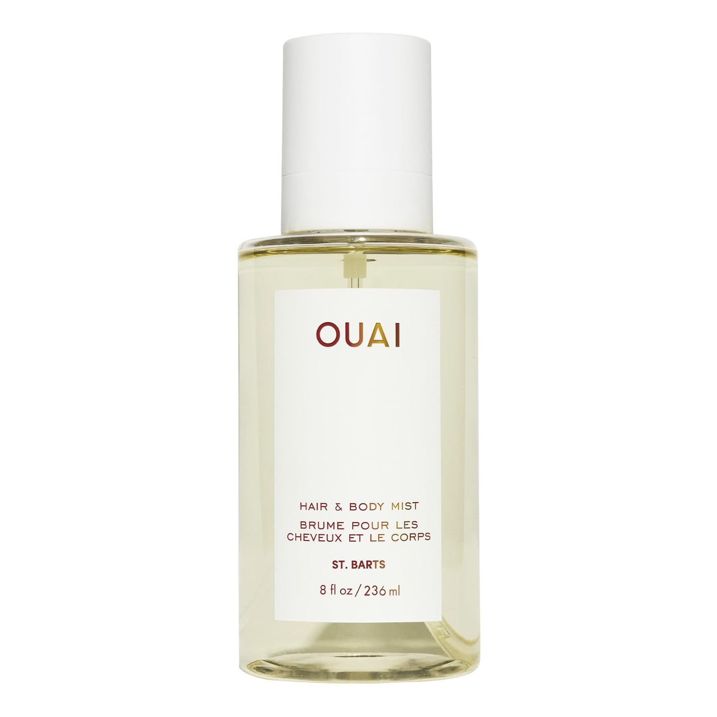 OUAI St. Barts Hair and Body Mist - Tropical-Scented Hair Perfume and Body Spray - Notes of Dragonfruit, Orange Blossom, Tuberose & Musk (8 Fl Oz) - Maple Wellness Supplements