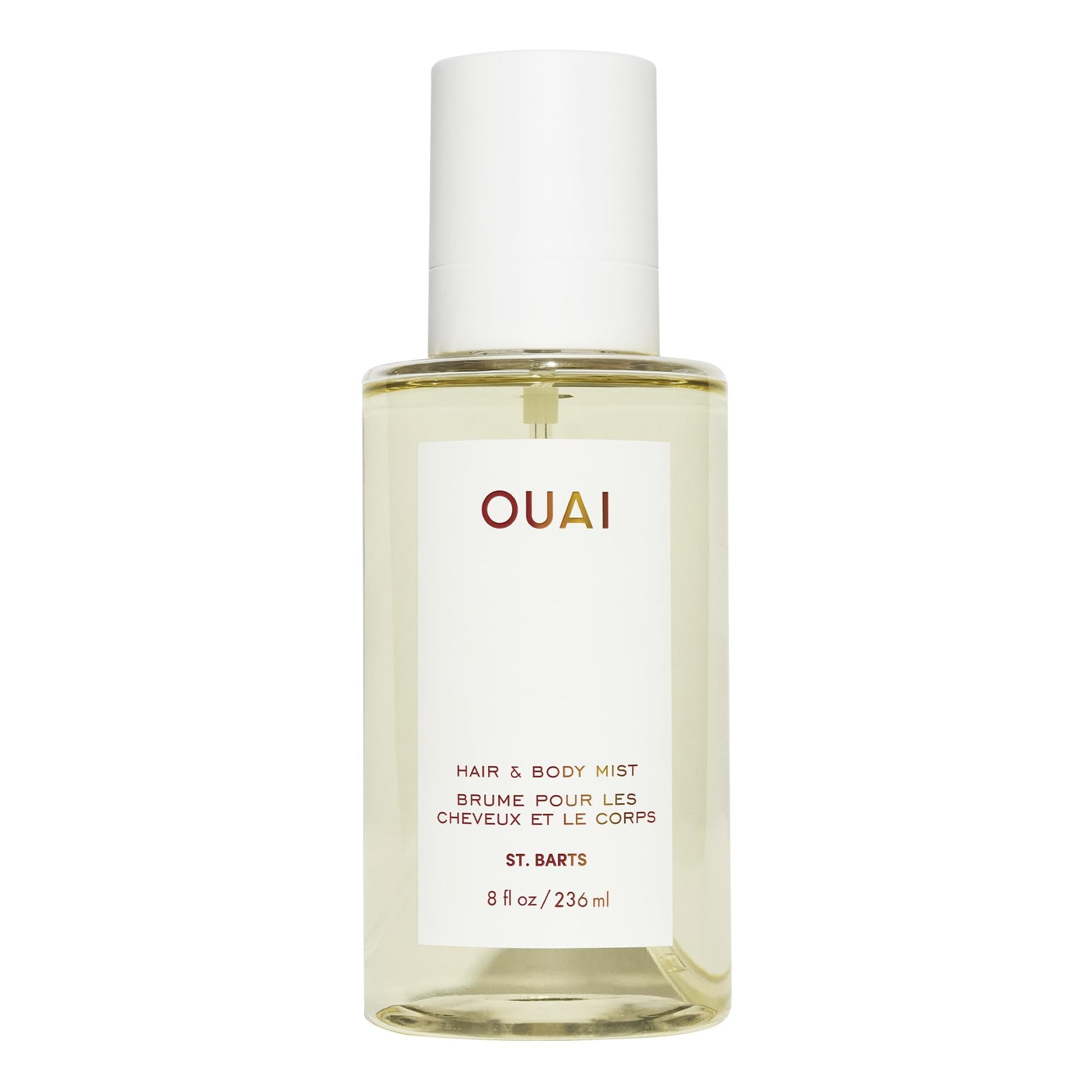OUAI St. Barts Hair and Body Mist - Tropical-Scented Hair Perfume and Body Spray - Notes of Dragonfruit, Orange Blossom, Tuberose & Musk (8 Fl Oz) - Maple Wellness Supplements