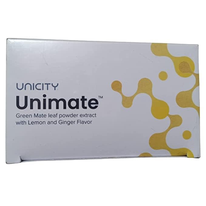 Ourtown Unicity Unimate Green Mate Leaf Powder Extract with Lemon and Ginger Flavor - Maple Wellness Supplements