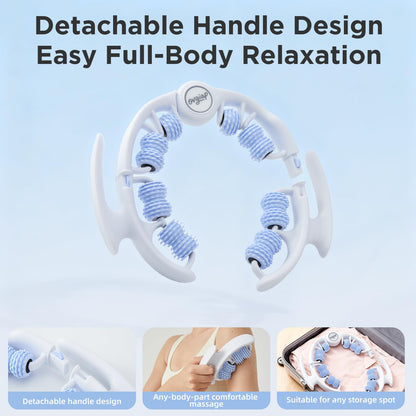 OVGIAP Cellulite Manual Massager for Legs & Thighs - Lymphatic Drainage Tool, Handheld Fascia Blaster for Deep Tissue, Body Sculpting Cellulite Remover(Blue) - Maple Wellness Supplements