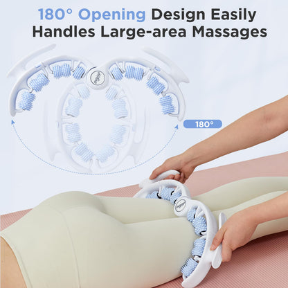 OVGIAP Cellulite Manual Massager for Legs & Thighs - Lymphatic Drainage Tool, Handheld Fascia Blaster for Deep Tissue, Body Sculpting Cellulite Remover(Blue) - Maple Wellness Supplements