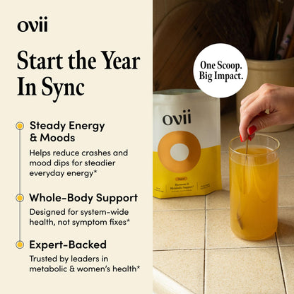 Ovii Metabolic Support for Women – Reducose® White Mulberry with Myo-Inositol & D-Chiro Inositol 40:1 Blend – Daily Wellness, Metabolic Balance & Appetite Control Supplement – 30 Servings, Tropical - Maple Wellness Supplements