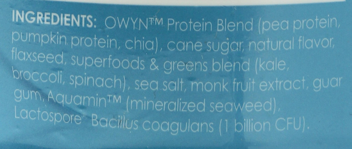 OWYN Only What You Need Plant-Based Protein Powder, Smooth Vanilla, 1.05 lbs - Maple Wellness Supplements