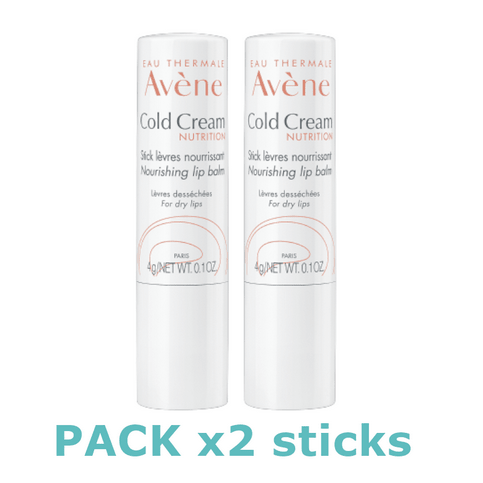 Pack of 2 Cold Cream Nourishing lip balm - AVENE - Maple Wellness Supplements