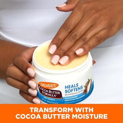 Palmer's Cocoa Butter Formula Daily Skin Therapy Solid Lotion with Vitamin E, Body Moisturizer for Extremely Dry Skin - Maple Wellness Supplements