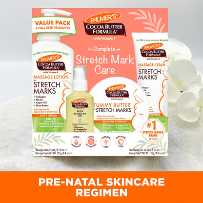 Palmer's Cocoa Butter Formula Pregnancy Skin Care Kit for Stretch Marks and Scars, Dermatologist Approved - Maple Wellness Supplements