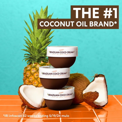 Palmer's Coconut Oil Formula Brazilian Coco Cream with Vitamin E, 8.8 Fl Oz, Whipped Bum - Maple Wellness Supplements