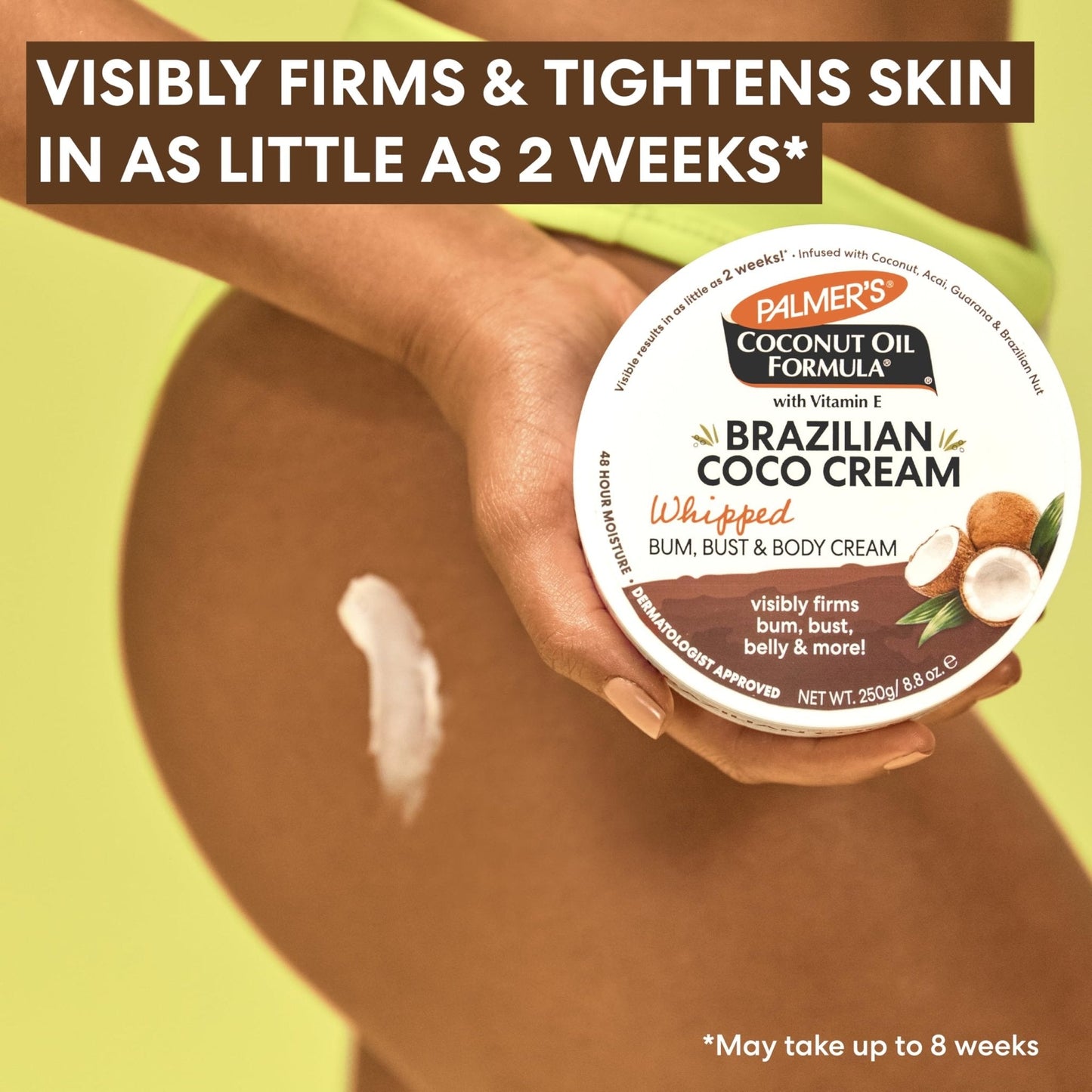 Palmer's Coconut Oil Formula Brazilian Coco Cream with Vitamin E, 8.8 Fl Oz, Whipped Bum - Maple Wellness Supplements