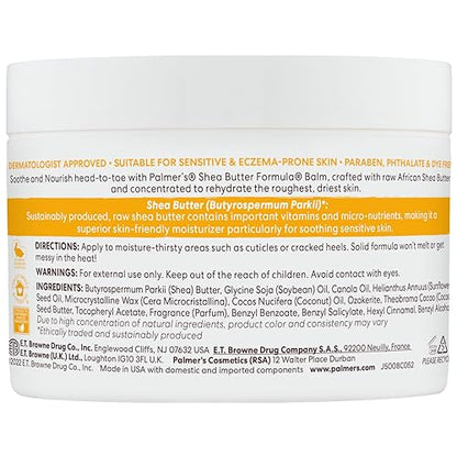 Palmer's Shea Butter Formula Raw African Shea Butter Balm, Nourishing Body Moisturizer - Maple Wellness Supplements