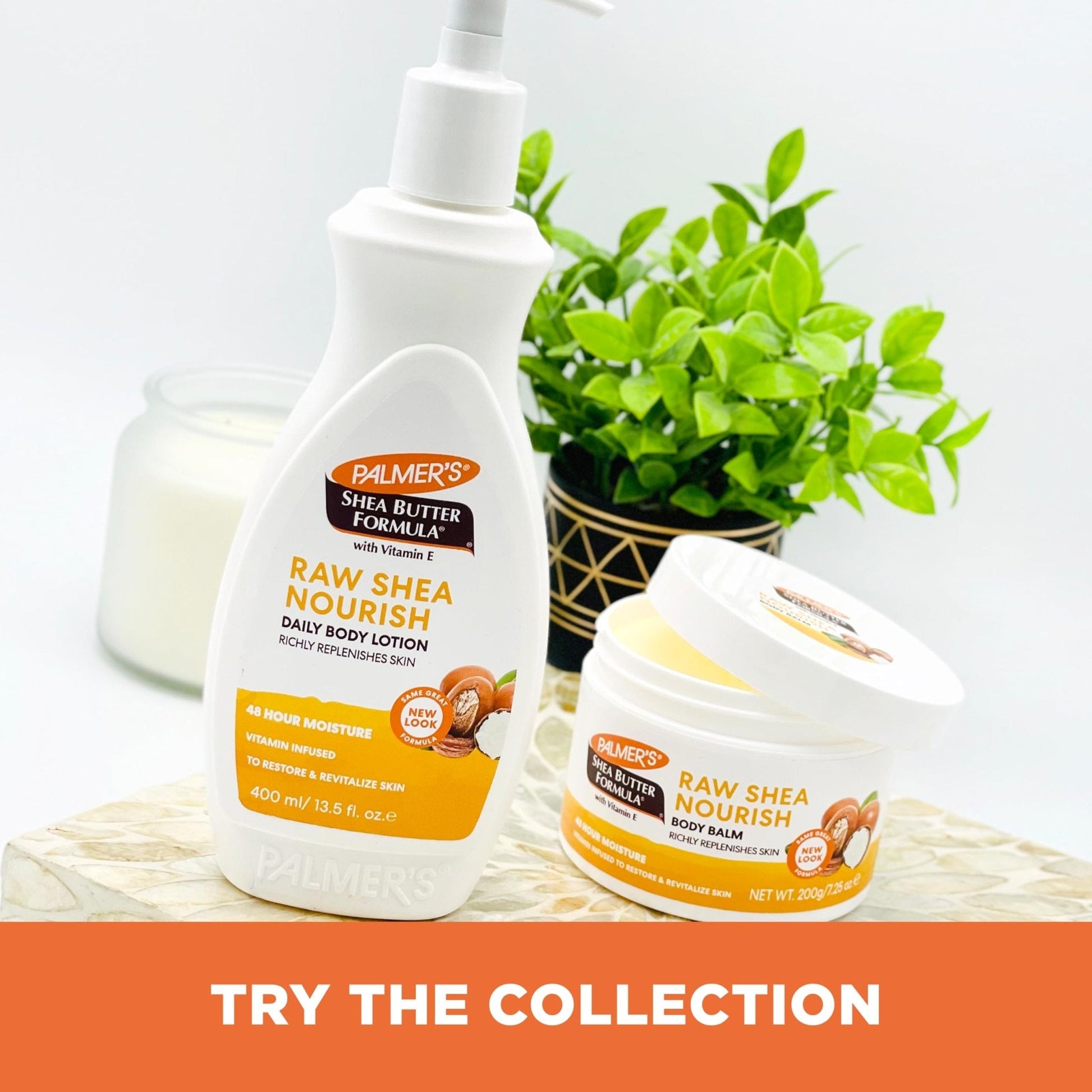 Palmer's Shea Butter Formula Raw African Shea Butter Balm, Nourishing Body Moisturizer - Maple Wellness Supplements