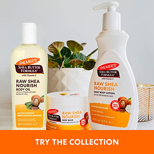Palmer's Shea Formula Raw Shea Body Oil with Vitamin E, Deep Body Moisturizer to Soothe - Maple Wellness Supplements