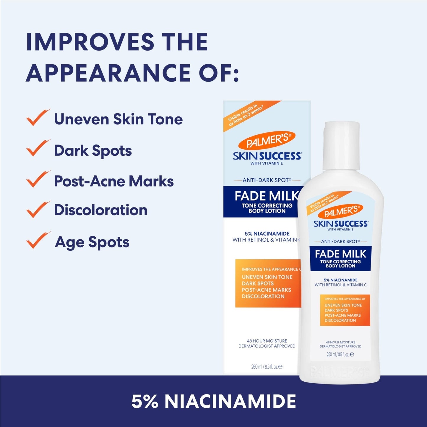 Palmer's Skin Success Anti-Dark Spot Fade Milk Body Lotion, 8.5 Ounce - Maple Wellness Supplements