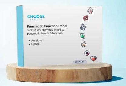 Pancreatic Function Test | 2-in-1 at-Home Test | Amylase | Lipase | Cap & CLIA Accredited Testing | Not Testable in NY & RI - Maple Wellness Supplements