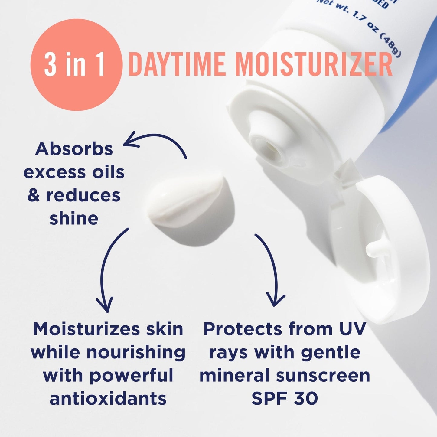 PanOxyl AM Oil Control Moisturizer, NEW Sheer Formula, Absorbs Excess Oil and Reduces Shine, with Mineral Sunscreen for Acne Prone and Oily Skin - SPF 30-1.7 oz - Maple Wellness Supplements