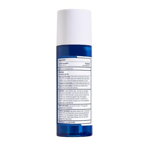 PanOxyl Clarifying Exfoliant with 2% Salicylic Acid, BHA Liquid Exfoliant for Face, Unclogs, Minimizes Appearance of Pores - Maple Wellness Supplements