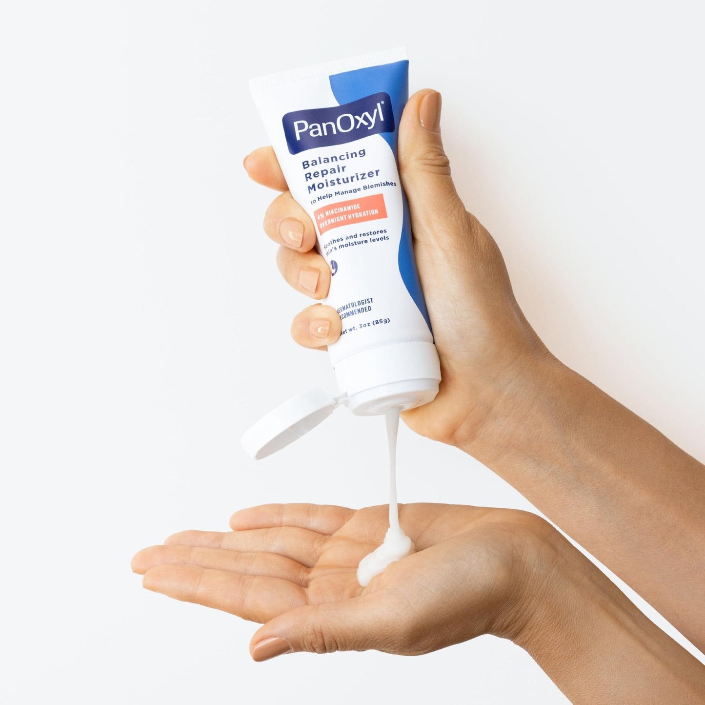 PanOxyl PM Balancing Repair Moisturizer with Niacinamide, Ceramides and Cica, Hydrating Face Moisturizer - Maple Wellness Supplements