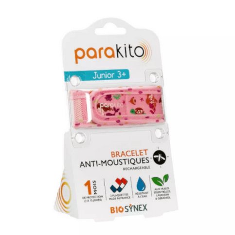 Parakito rechargeable mosquito repellent kid bracelet with "mermaid" patterns - Maple Wellness Supplements