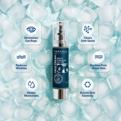 Particle 6-in-1 Face Cream for Men, Men’s Daily Hydrating Moisturizer with Vitamin c - Maple Wellness Supplements