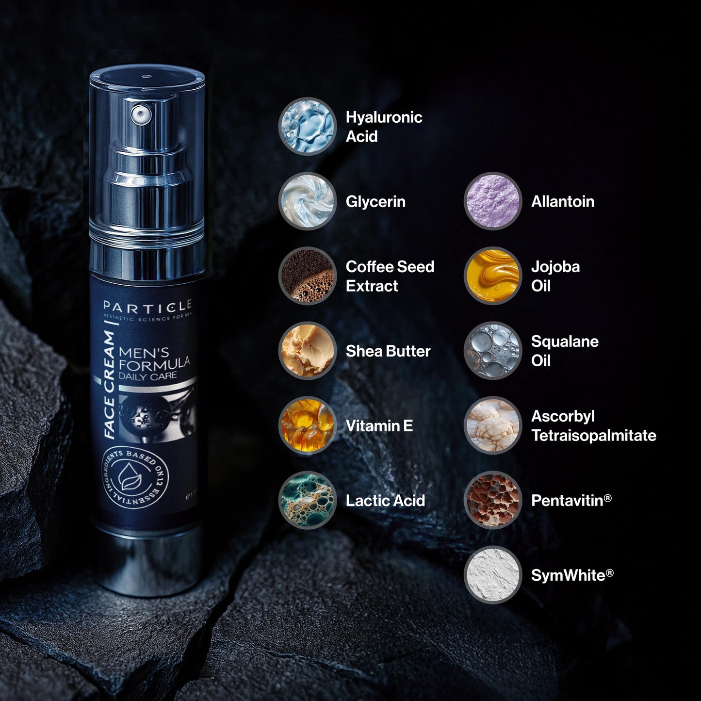Particle 6-in-1 Face Cream for Men, Men’s Daily Hydrating Moisturizer with Vitamin c - Maple Wellness Supplements