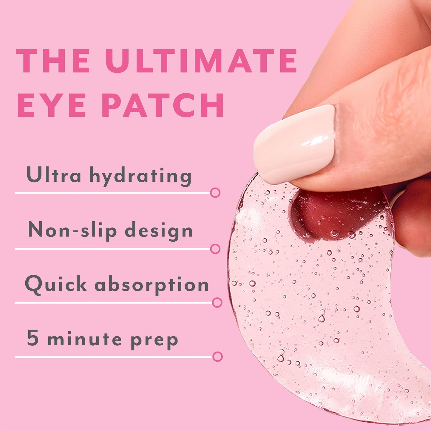 Patchology Serve Chilled Rosé Hydrating Under Eye Patches – Hyaluronic Acid & Antioxidant-Infused Eye Masks to Reduce Dark Circles - Maple Wellness Supplements