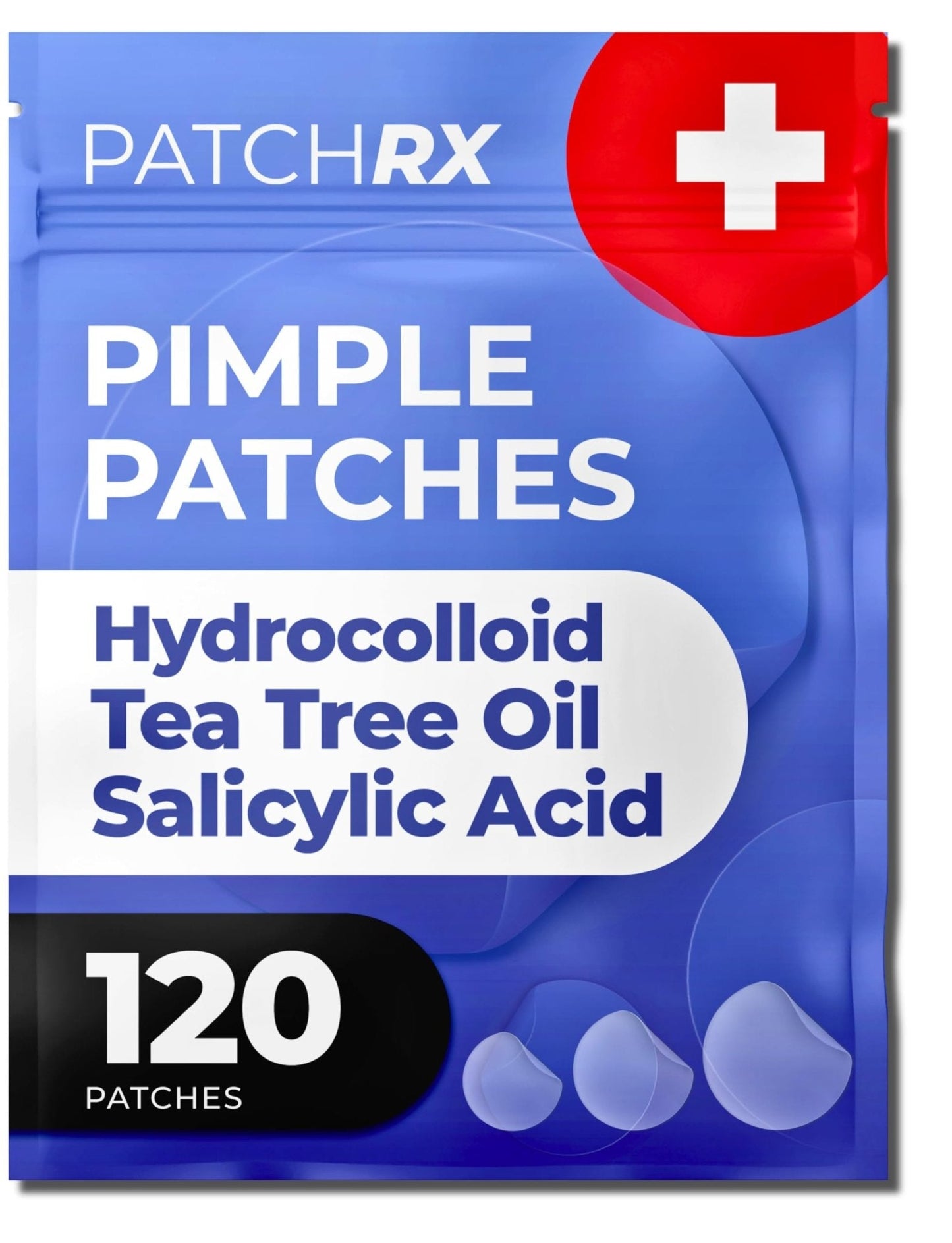 PatchRx Salicylic Pimple Patches (120 Pack), Salicylic Acid Acne Patches with Tea Tree Oil - Maple Wellness Supplements