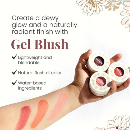 Paul & Joe Gel Blush, Bright and Buildable Blush Makeup, Water-Based Gel Makeup Blush with Hydrating Oils for Dewy, Radiant Finish, Garnet and Wine Red Cheek Tint, 05 Sommeliere, 0.71 oz - Maple Wellness Supplements