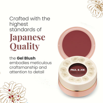 Paul & Joe Gel Blush, Bright and Buildable Blush Makeup, Water-Based Gel Makeup Blush with Hydrating Oils for Dewy, Radiant Finish, Garnet and Wine Red Cheek Tint, 05 Sommeliere, 0.71 oz - Maple Wellness Supplements