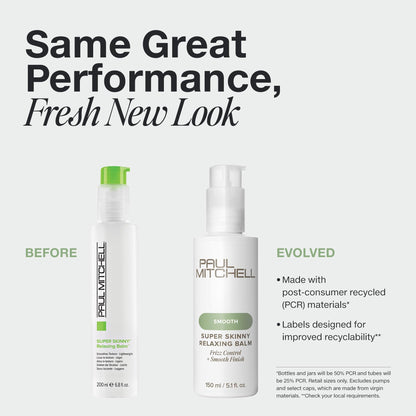 Paul Mitchell Super Skinny Relaxing Balm, Frizz Control For Wavy, Curly or Textured Hair, 5.1 fl oz - Maple Wellness Supplements