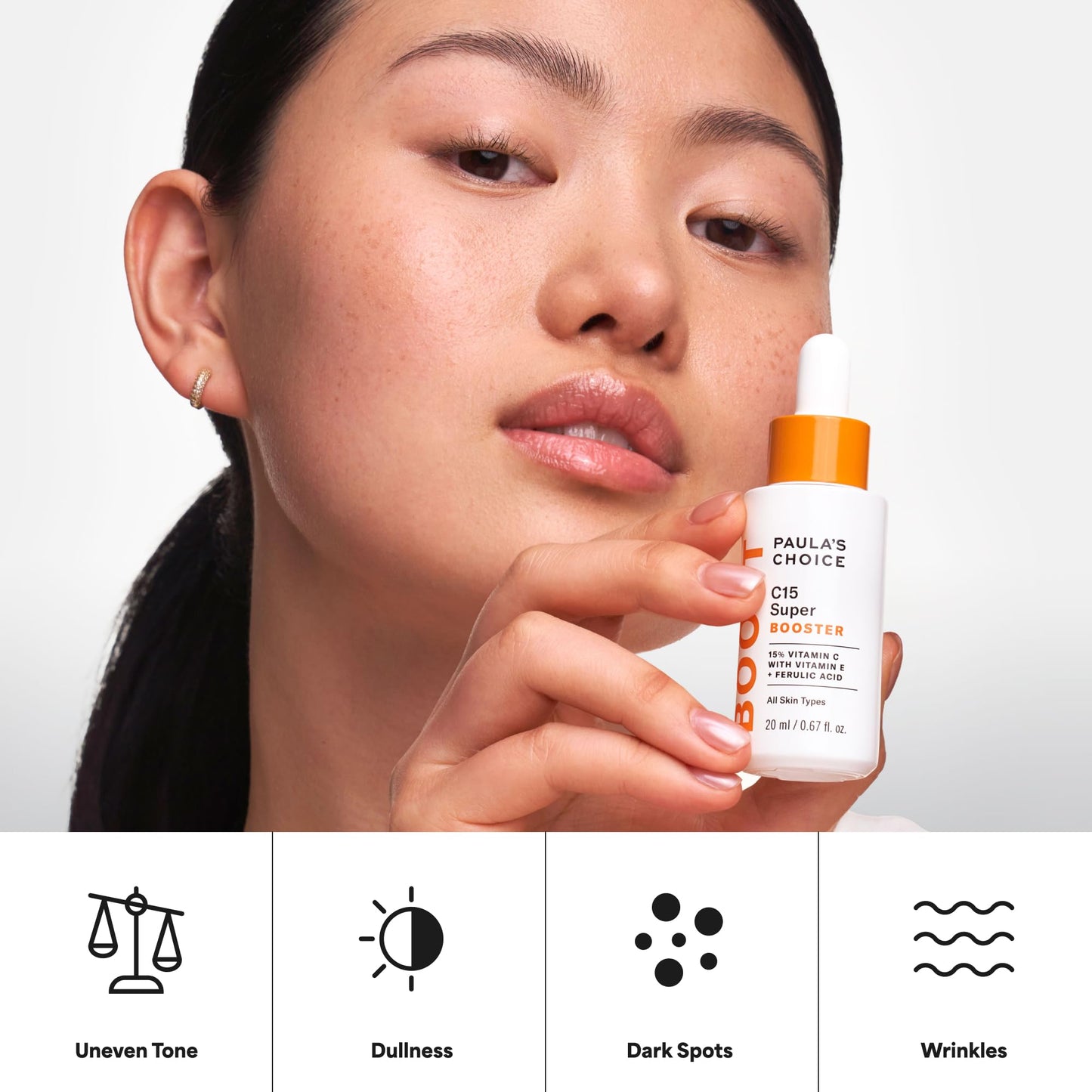 Paula's Choice BOOST C15 Super Booster, 15% Vitamin C Serum for Face, Face Serum with Vitamin E & Ferulic Acid - Maple Wellness Supplements