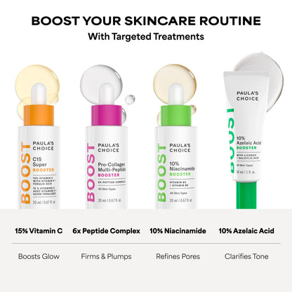 Paula's Choice BOOST C15 Super Booster, 15% Vitamin C Serum for Face, Face Serum with Vitamin E & Ferulic Acid - Maple Wellness Supplements