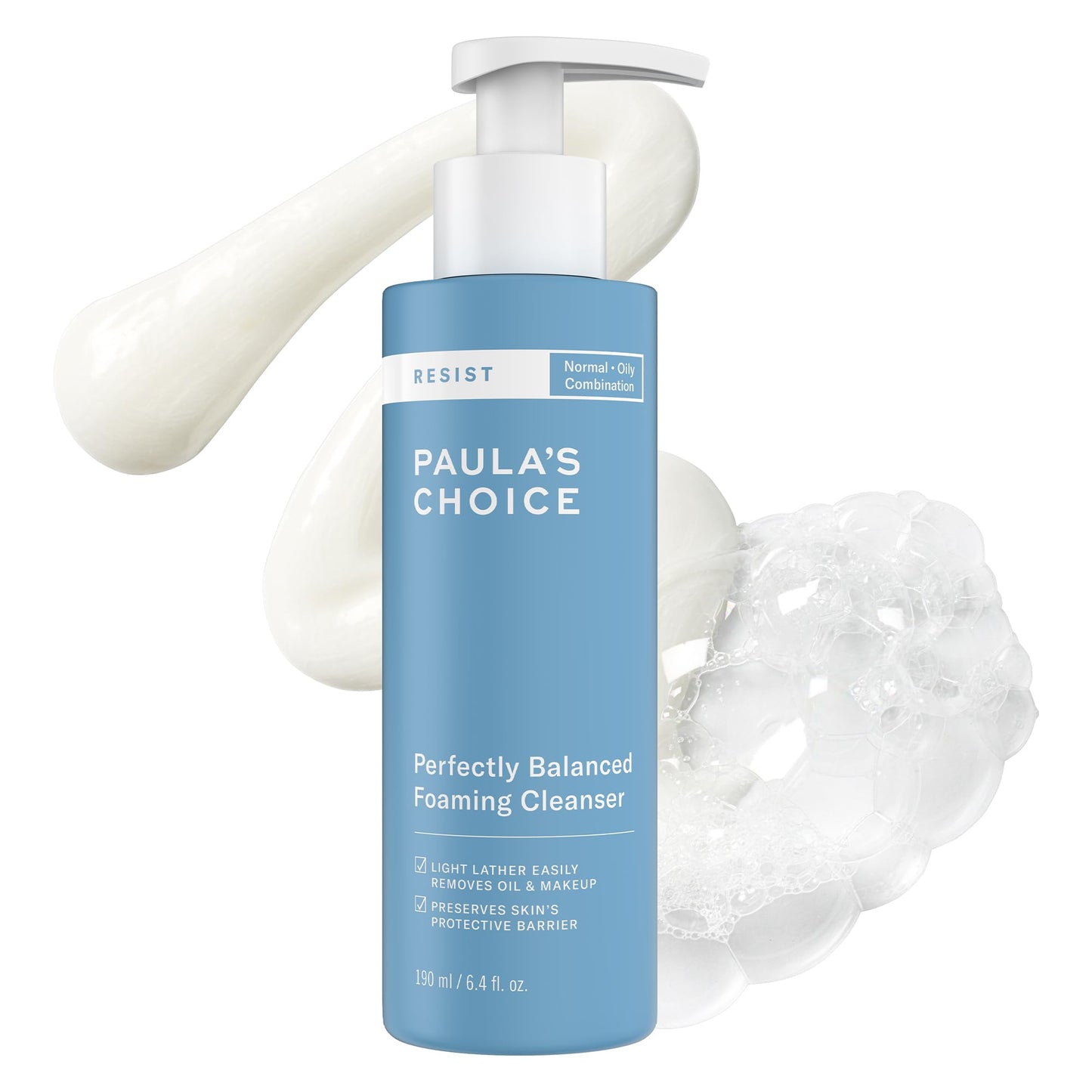 Paula's Choice RESIST Perfectly Balanced Foaming Facial Cleanser, Face Cleanser with Hyaluronic Acid & Aloe, Anti-Aging Face Wash - Maple Wellness Supplements