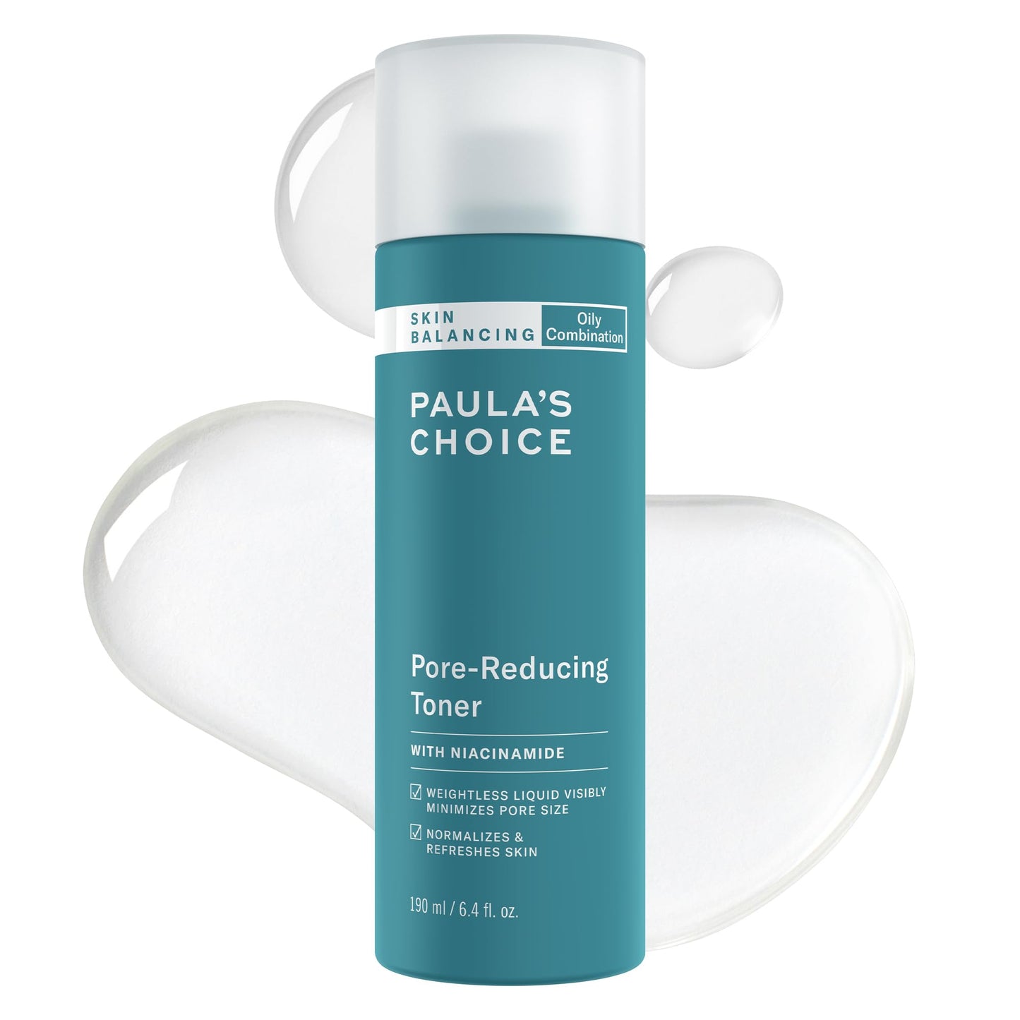 Paula's Choice Skin Balancing Pore-Reducing Face Toner with Niacinamide, for Oily Skin & Combination, Minimizes Large Pores, - Maple Wellness Supplements