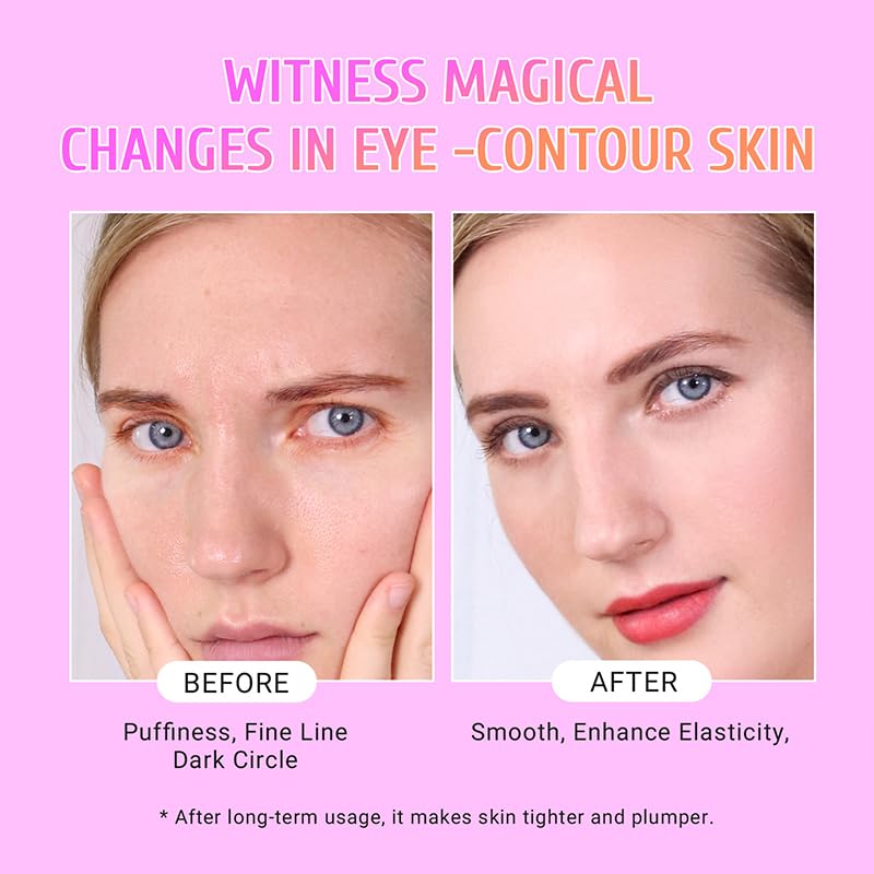 PEAUAMIE Under Eye Patches Gold and Hyaluronic Acid for puffy eyes,Rose Eye Masks - Maple Wellness Supplements