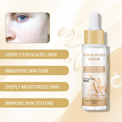 Peel Shot Glow Rice Ampoule Duo – Peel Shot Serums with White Rice Extract, BHA, Niacinamide & Hyaluronic Acid – Exfoliating, Moisturizing, Blackhead Remover & Pore Refining (White) - Maple Wellness Supplements