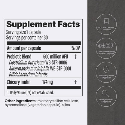 Pendulum GLP-1 Probiotic – Supports Appetite Control and Craving Management, Naturally | Improves Regularity & Gut Health with Akkermansia & Other Strains (30 Capsules) - Maple Wellness Supplements