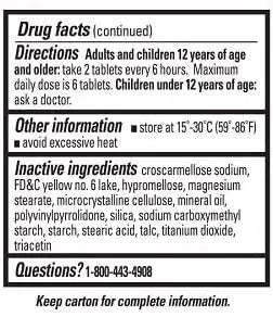 Percogesic Aspirin Free Pain Relief Tablets, Extra Strength, Acetaminophen and Diphenhydramine, 40 ct (Pack of 1) - Maple Wellness Supplements