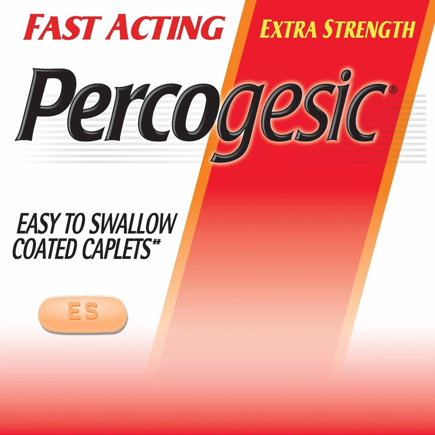Percogesic Extra Strength Acetaminophen & Diphenhydramine Pain Relief, Fast-Acting Aspirin-Free Fever Reducer & Antihistamine, 60 Count - Maple Wellness Supplements