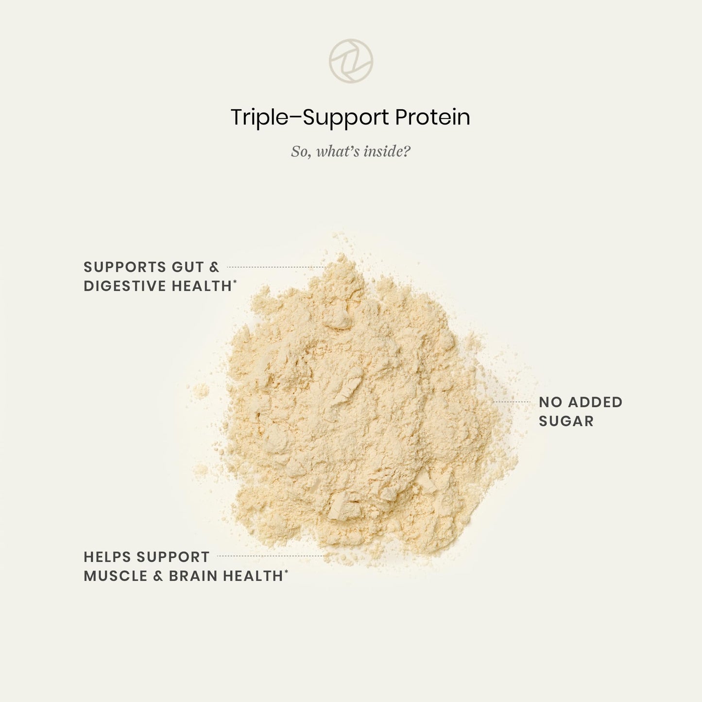 Perelel Triple-Support Plant Based Protein Powder, Creamy Vanilla, 20g Vegan Protein Powder, 3g Creatine Monohydrate, & 5g Prebiotic Fiber per Serving, Dairy Free, - Maple Wellness Supplements