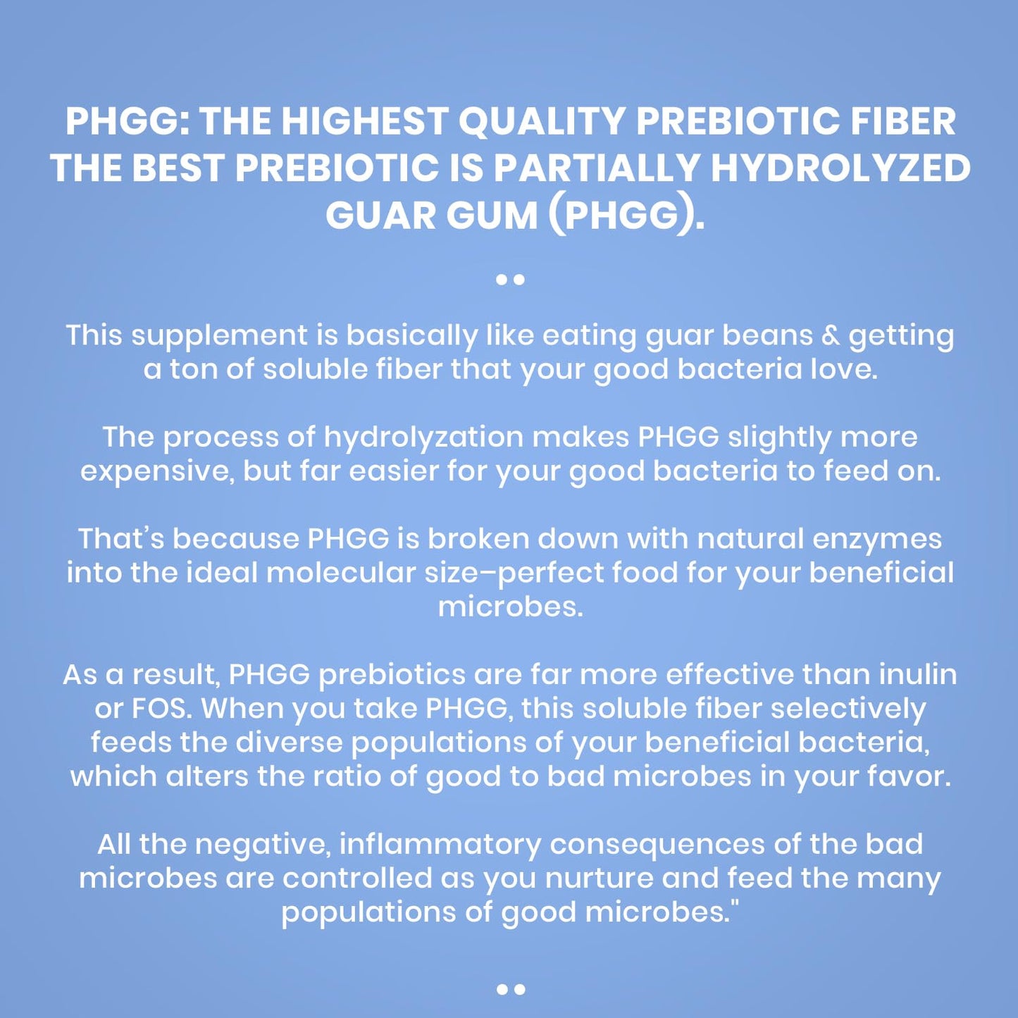 PERFECT PASS Prebiotic PHGG Partially Hydrolyzed Guar Gum 210g Powder - 100% Natural Gluten Free Non GMO - Certified Kosher Vegetarian Sugar Free - Maple Wellness Supplements