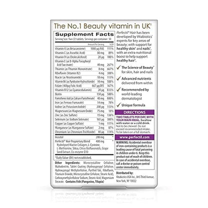 Perfectil Vitabiotics Plus Hair, 60 Count - Maple Wellness Supplements